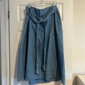 Universal Thread Light Blue A-Line Skirt